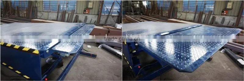 8 ton Fixed loading ramp with 2000*2000mm platform size