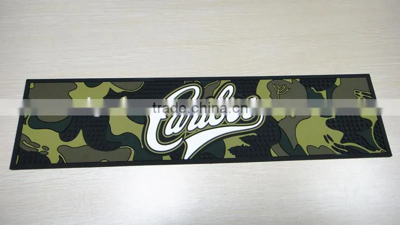 Promotional plastic soft pvc bar mat