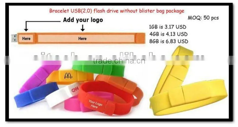 silicon wristband usb 16gb,rubber bracelet usb 4gb,usb armband band flash drive 2gb