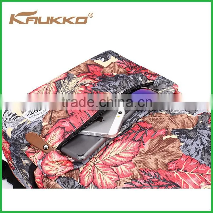2016 New Design Bag Promotion Cheap Customized Nylon School Backpack