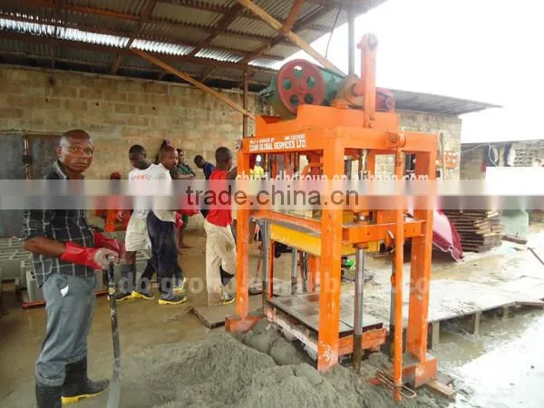 China 20 Years Old Factory Machine for Making Brick Ecological QTJ4-40