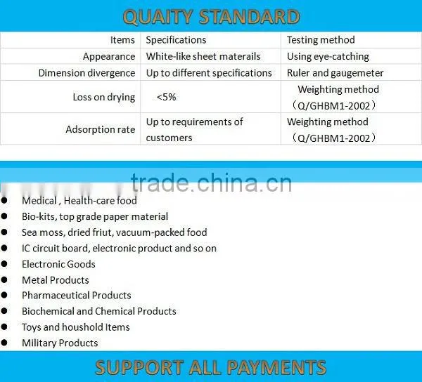 Camera Lens Use Drying Agents Soft And Light Plant Fiber Desiccant