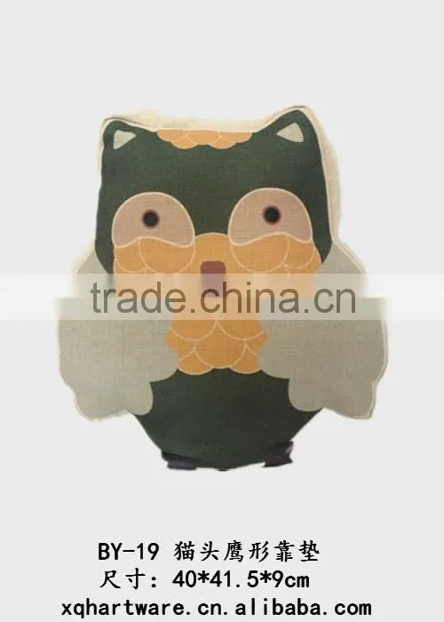 New Hot Products Loving Animal Nature Linen material Custom Printed Seat Cushion Pillow