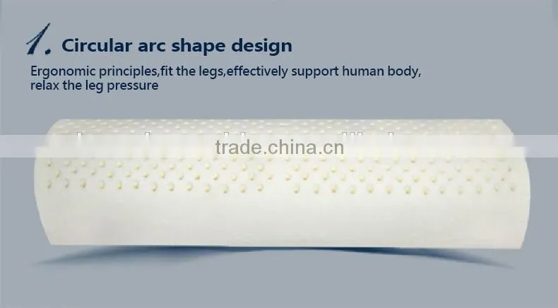 Top Grade Bedroom Furniture Long Size Leg Latex Pillow