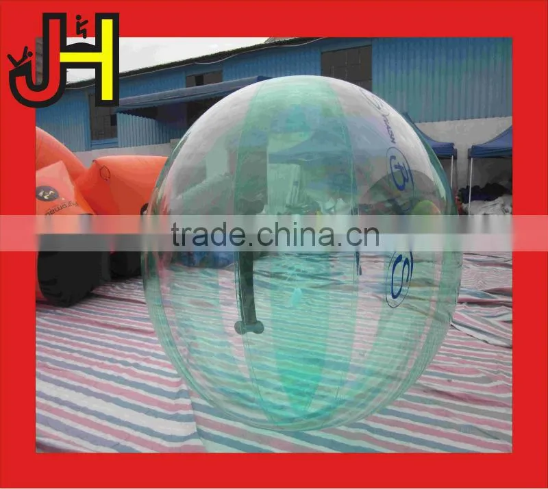 TOP Quality Waterproof PVC/TPU Transparent Water Walking Balls with German T-zip