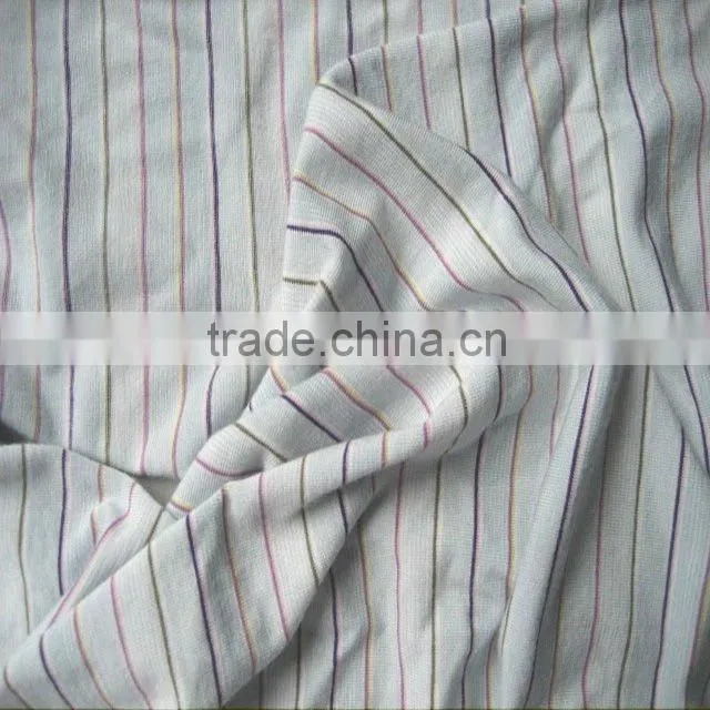 100% combed cotton knitted yarn dyed fabric