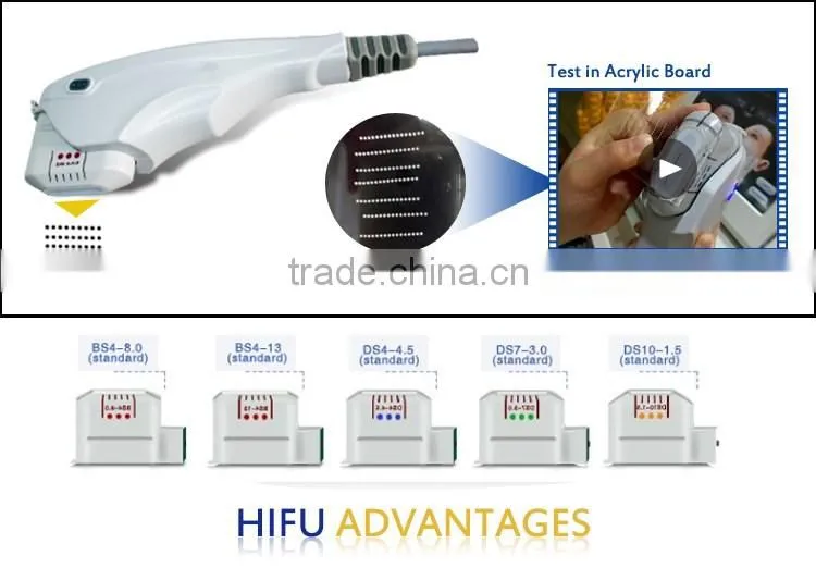 2016 best anti-wrinkle HIFU ultrasound therapy machine OD-H9