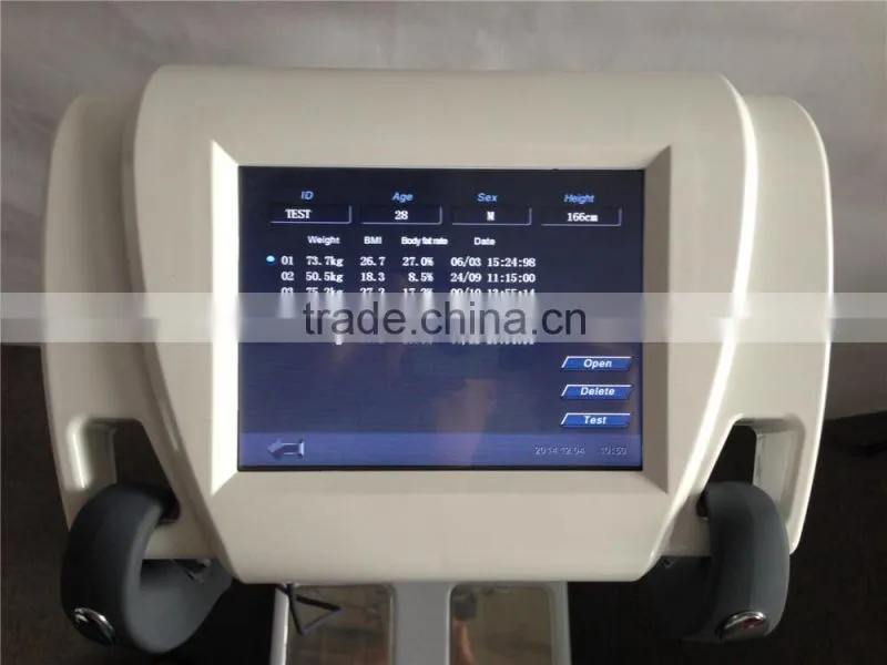 Professional body human element composition analyzer with printer