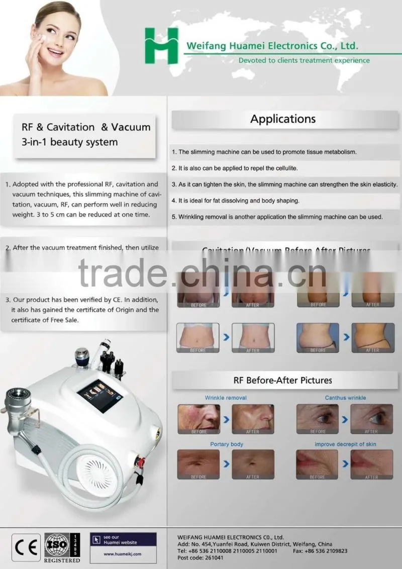 body slimming multifunction beauty machine/multifunction machine