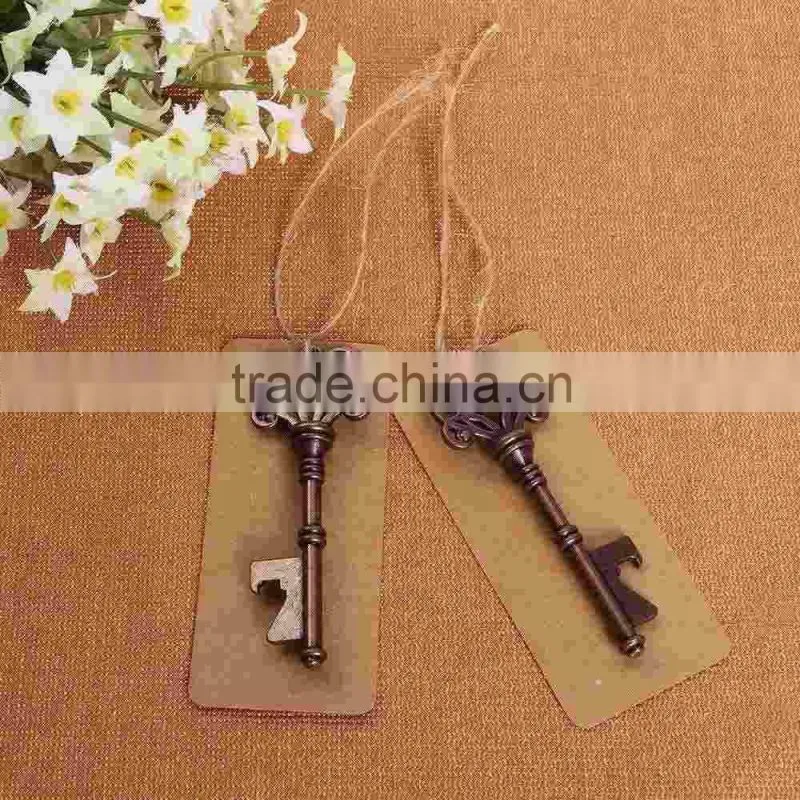 Oil Rubbed Bronze Skeleton Key Bottle Opener Vintage Wedding Party Favor