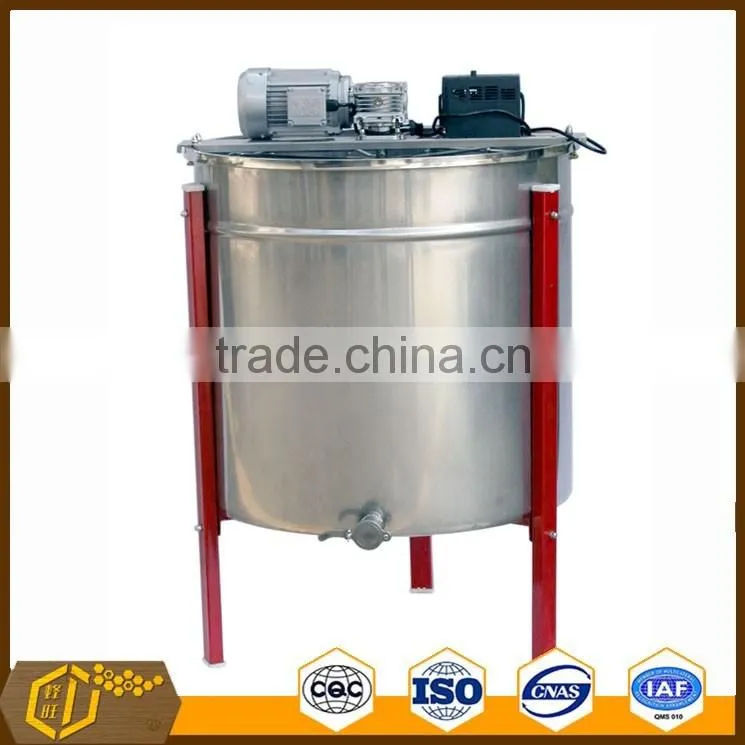 stainless steel 6 Frames Automatic Reversible Honey Extractor for beekeeping