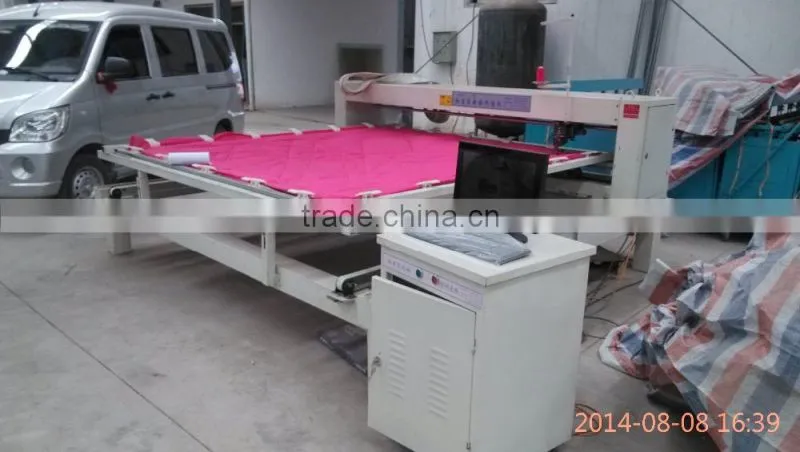 computer controlled industrial single needle quilting machine