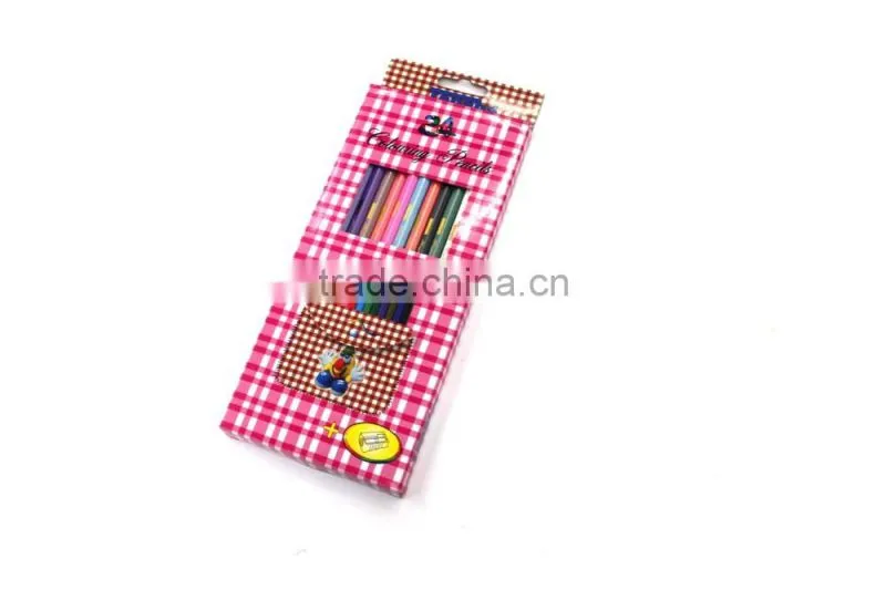 Professional artist quality wooden coloring pencils set of 24color 36color