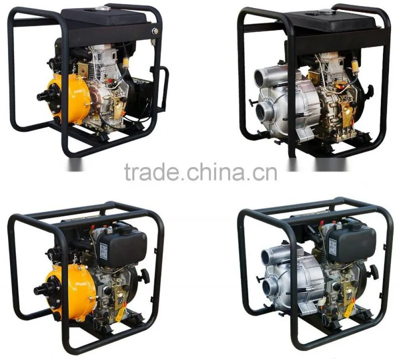 Manual or electric start diesel water pump