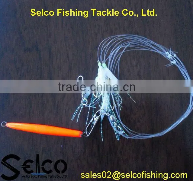 high quality sabiki with hook,fishing rigs