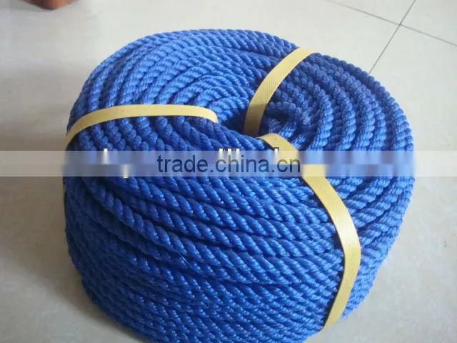 PE 3 strand twist Rope with high quality