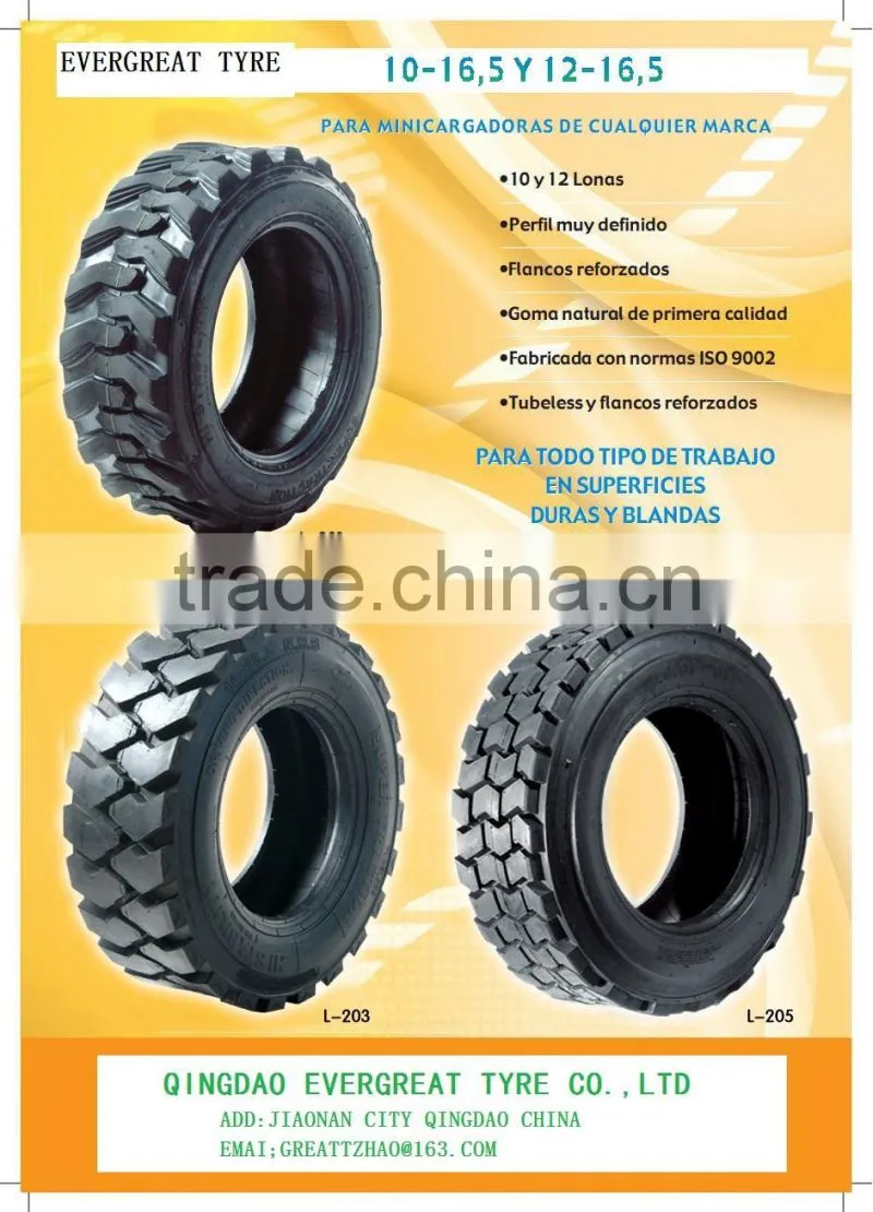 industrial tire10-16.5 12-16.5 pattern sks-3