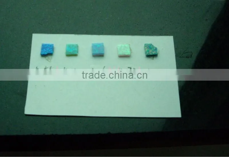 luminous blue strip synthetic opal