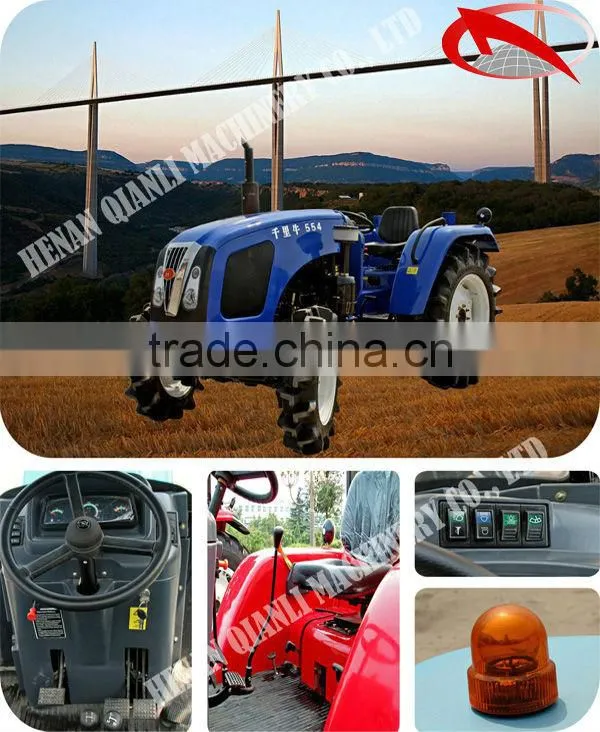 Henan top brand 25 professional factory 60hp very good wheeled tractor