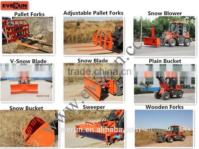 Everun Brand CE 3.0ton Wheel Loader ER35 Farm Loader for Sale