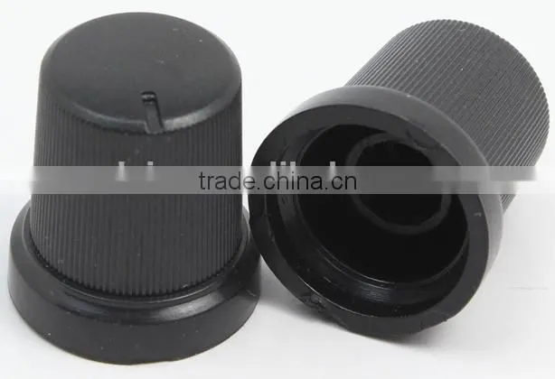 ABS 6mm electric knurled control gas stove knob