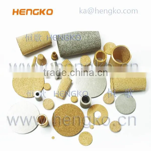 Micron sintered brass bronze powder Oil Filter Disc