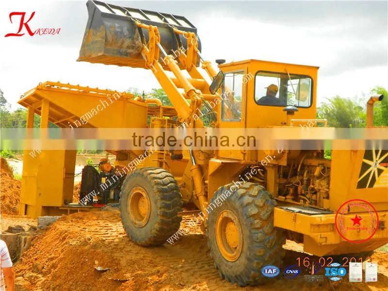 Hot Selling Mobile Trommel Gold Washing Plant In Ghana With Patent For Sale