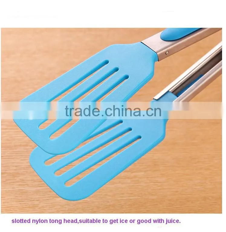 HF-506 Good quality nylon kitchen serving tong