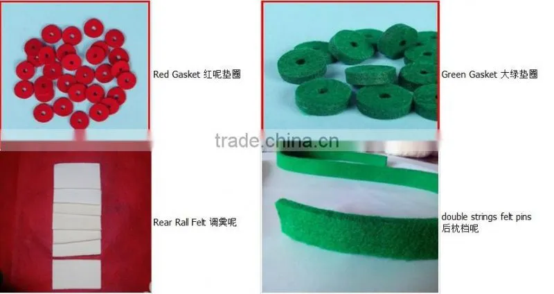 Brass musical instruments /piano felt /damper felt