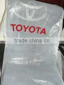 Disposable clear plastic car seat covers