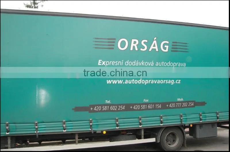 26oz waterproof pvc truck and trailers cover 2000*200 15*15 coated fabric