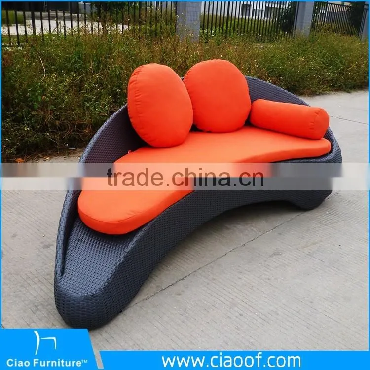 Good Quality Hot Sale Wholesale Outdoor Furniture Leisure Daybed