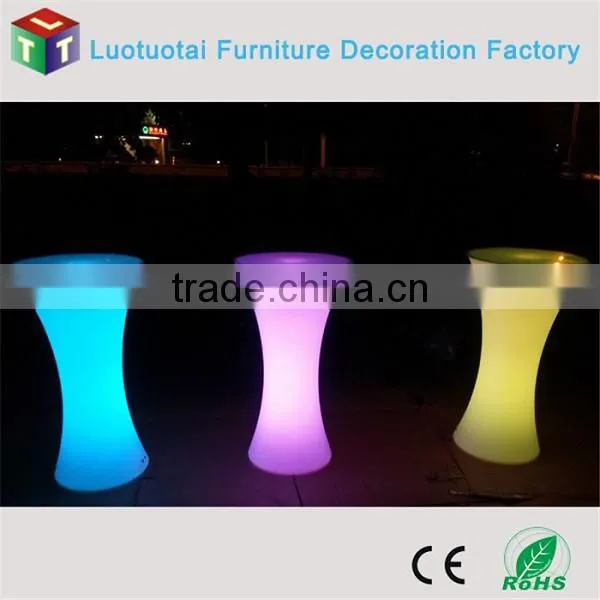 led cocktail table illuminated light up high top square led cocktail table