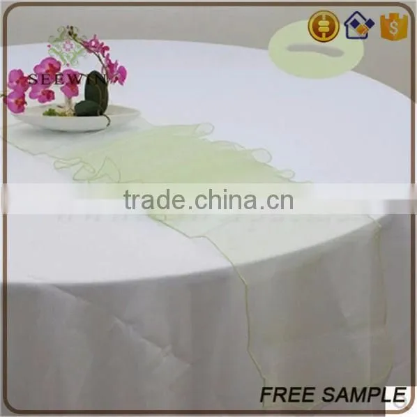 high quality discount modern elegant organza fabric table dresser runners