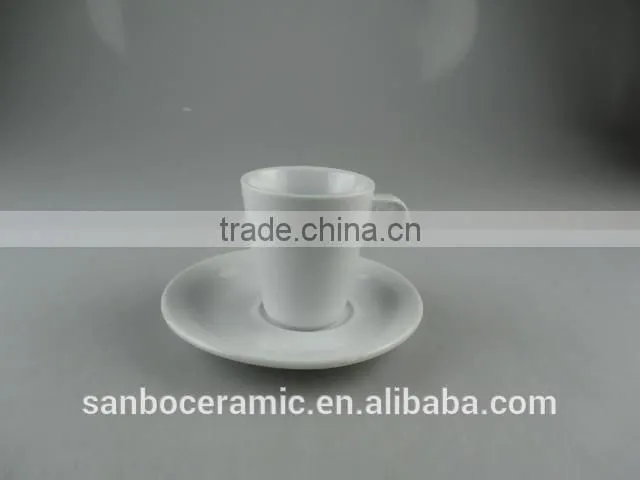 Stock Middle East White Porcelain Coffee Cup for espresso,Tea Cup Set with Gife Box