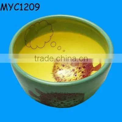 Ceramic fish bowl
