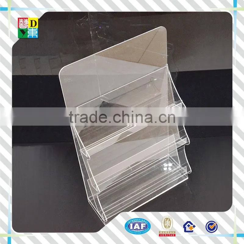 High quality brochure display stand/custom design acrylic office supplies China manufacturer wholesale price