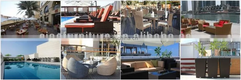 water resistant outdoor beach daybed synthetic rattan sunbath chair lounge