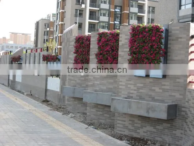 2015 new design vertical garden modules hanging wall pot for fence