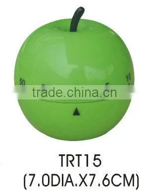 Apple shape plastic countdown timer/table kitchen timer