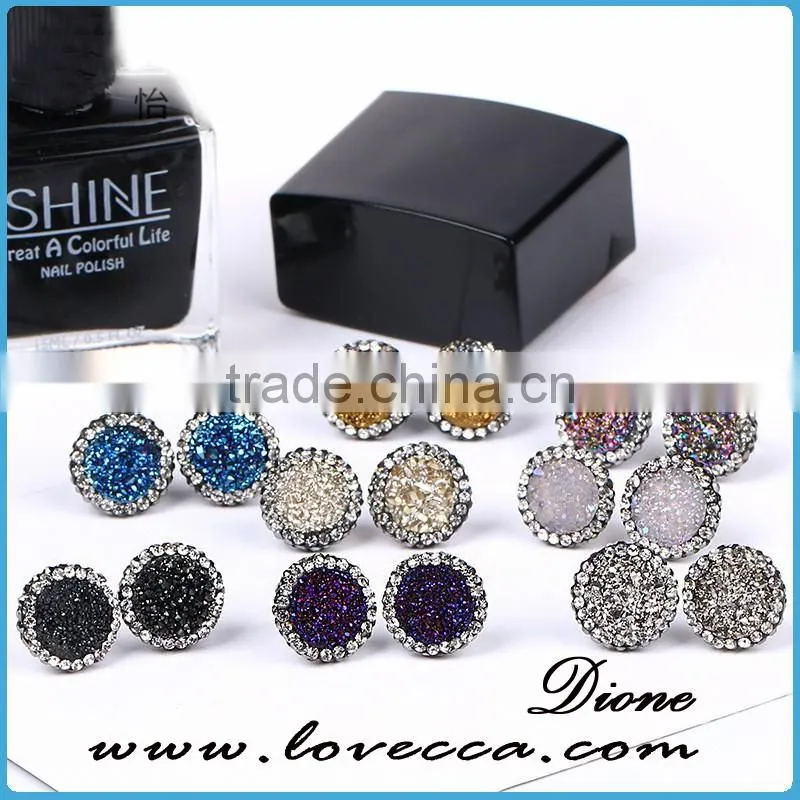 Druzy 925 Sterling Silver Earring, Beautiful Silver Jewelry, Wholesale Silver Jewellery Jaipur India