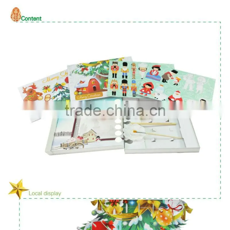 intersted nice models paper puzzle toy Merry christmas