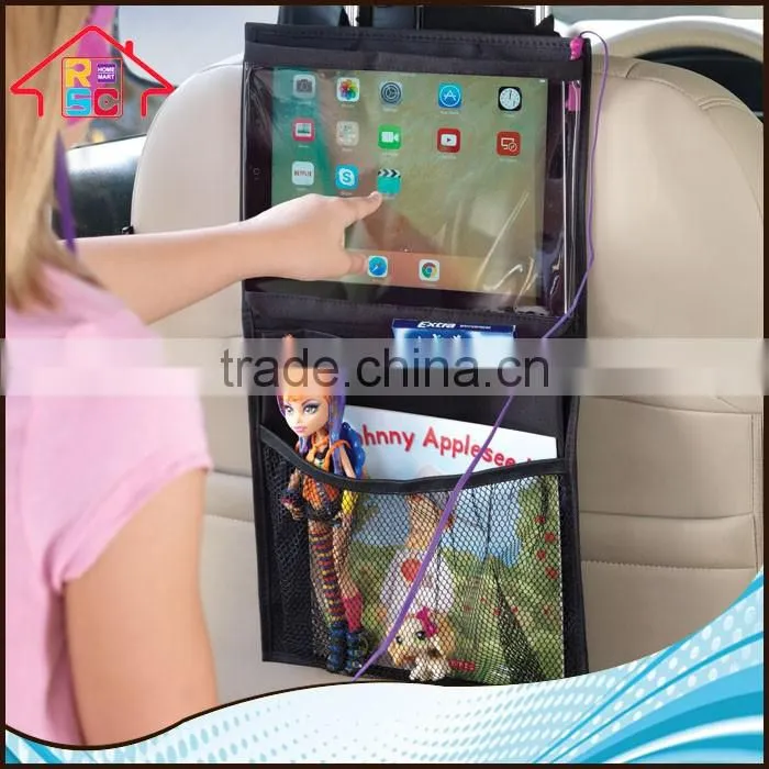 NBRSC Welcome OEM Black iPad Tablet Car Holder Hanging Organizer