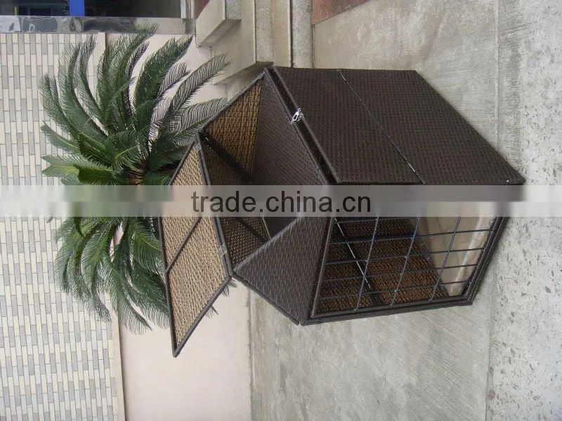 Rattan cat bed