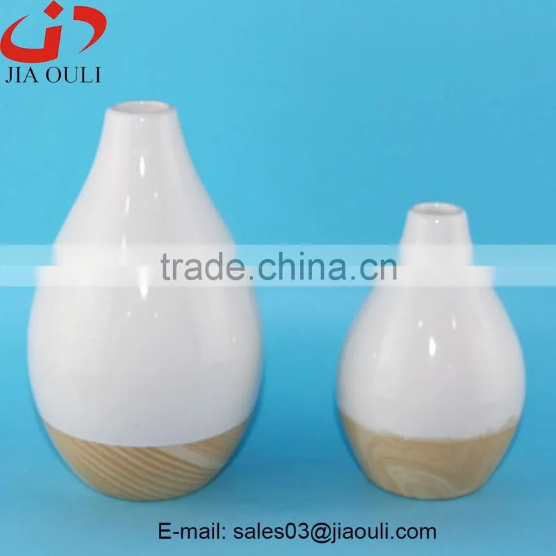 Plating ceramic Decorative vases gold home decoration