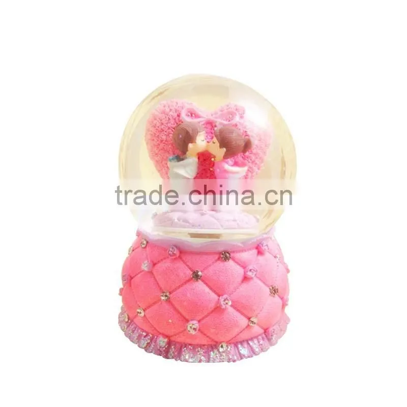 snow globe of polyresin craft