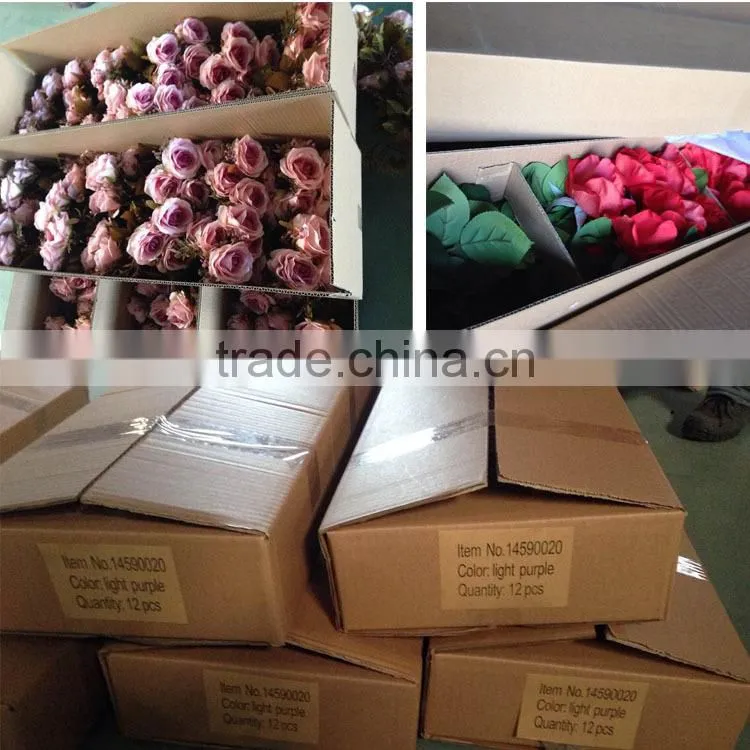 Hot sale indoor or outdoor garden home decorative artificial azalea flower branch