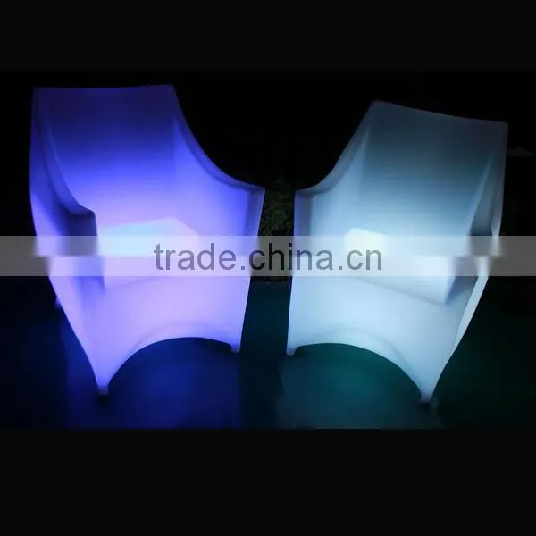 Hotsell in Europea LED merry sofa with colors changed home furniture led sofa