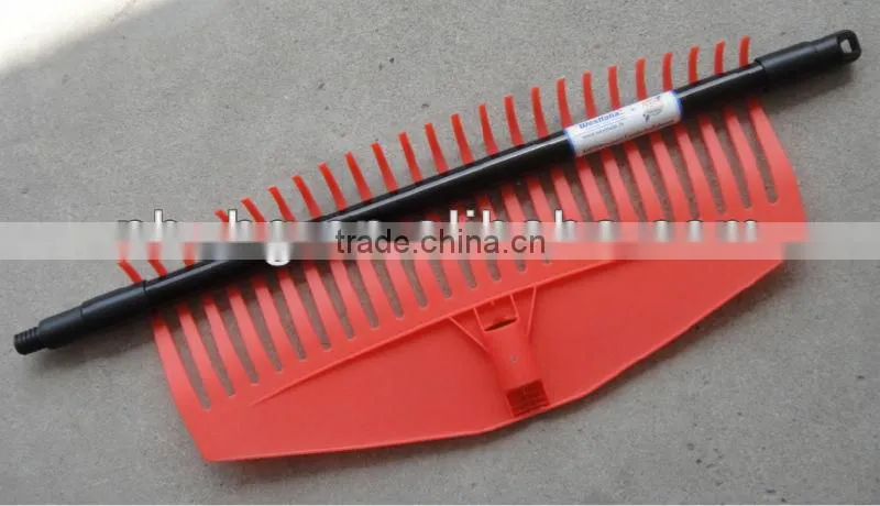 25 teeth long handle plastic garden rake (25HL)
