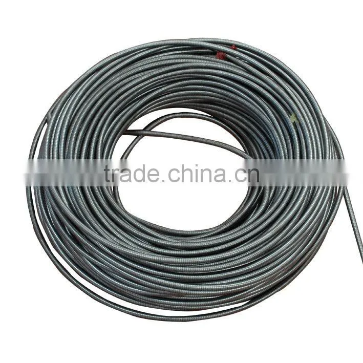 PVC coated steel spiral outer casing